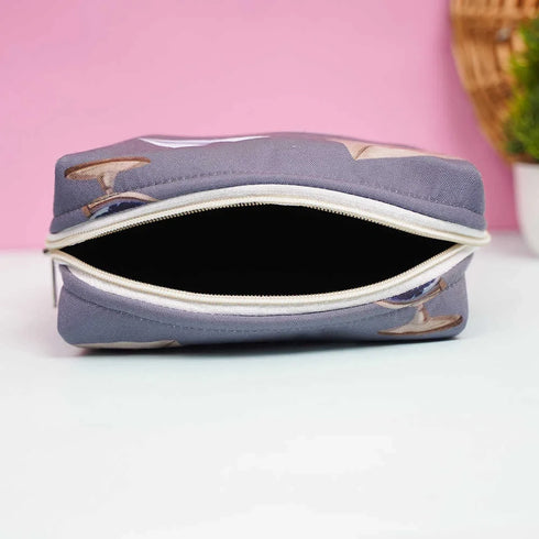 Personalized Airplane Printed Neck Pillow with Box Pouch Combo for Kids